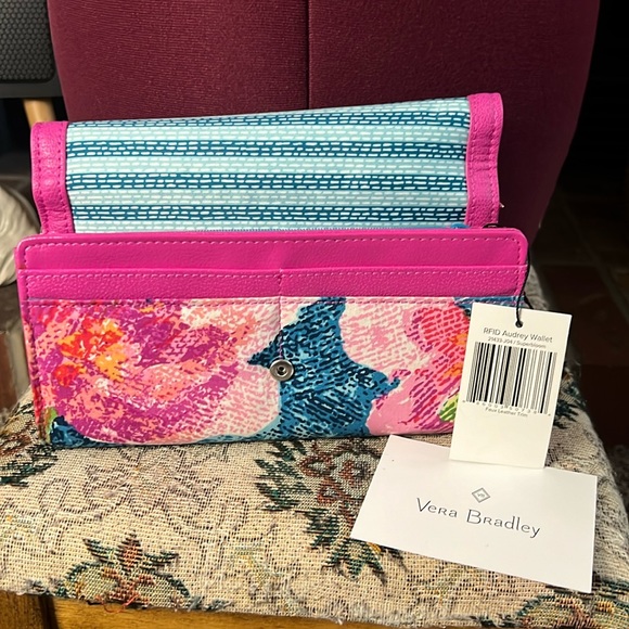 Vera Bradley Bags Nwt Vera Bradley Rfid Audrey Wallet Superbloom